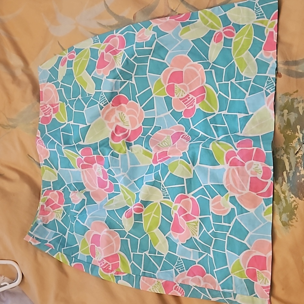 Lilly pulitzer white lable skirt size 4
